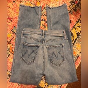 MOTHER Ankle Jeans in Classic Blue